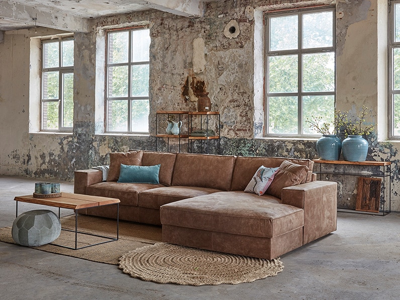 Hoekbank Noëlle – eco-leder