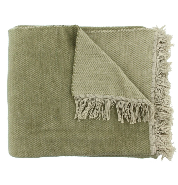 Claudi Plaid Unami Olive