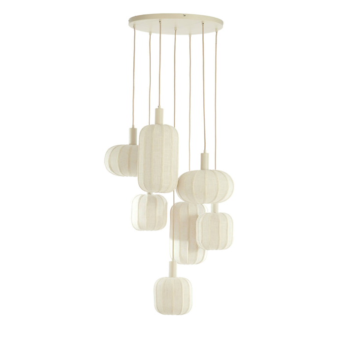 Hanglamp Tufia crème