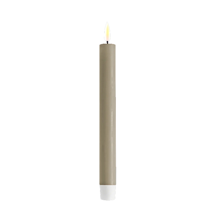 Led dinerkaars zand 2 stuks