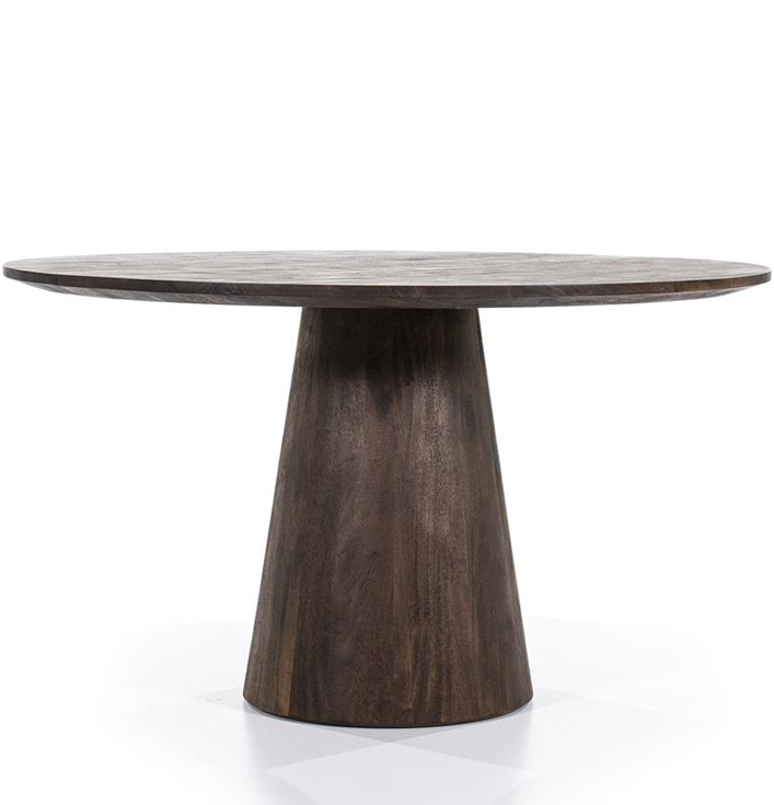 Ronde Eettafel Aurora Mangohout Bruin