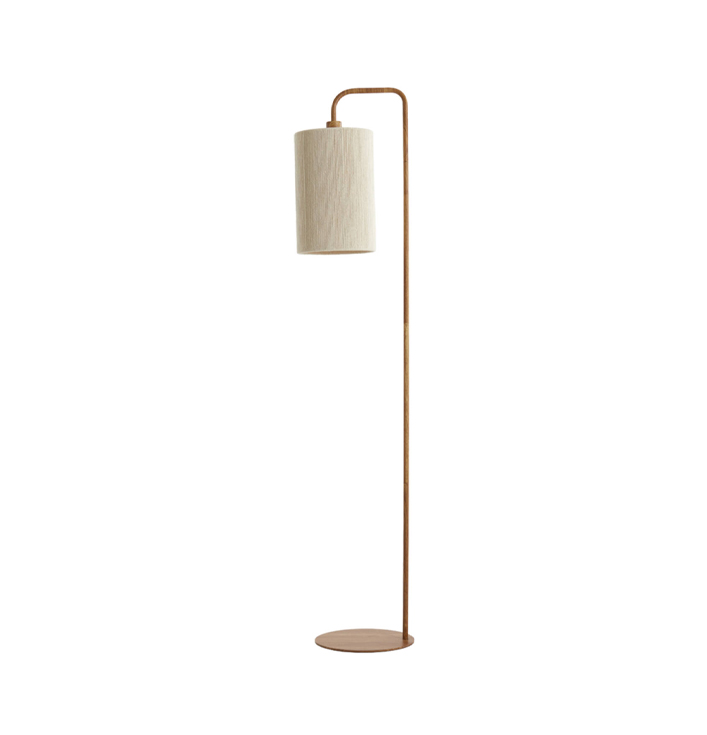 Vloerlamp Donio bruin beige